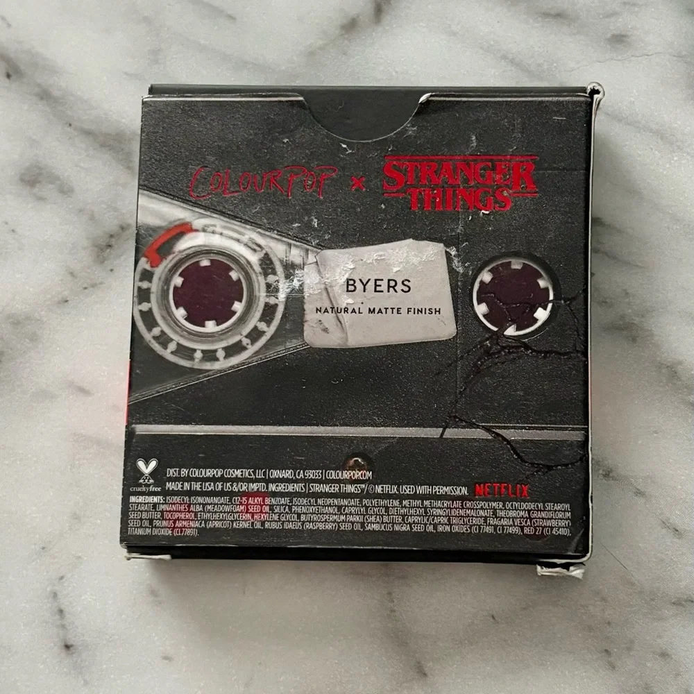 ColourPop x Stranger Things InstantCrush Cream Blush-Byers PHActivated Pink